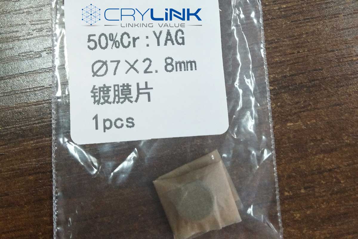 Cr YAG 50 Φ7x2.8mm