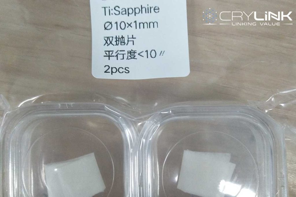 Ti Sapphire Crystal Φ10×1 mm