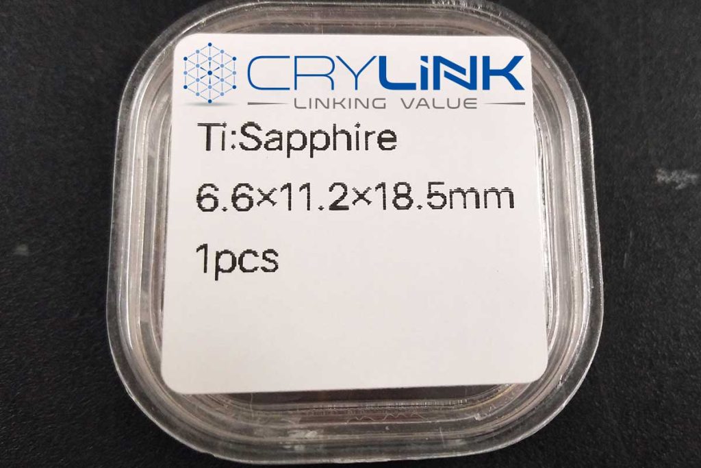 Ti sapphire 6.6x11.2x18.5 mm